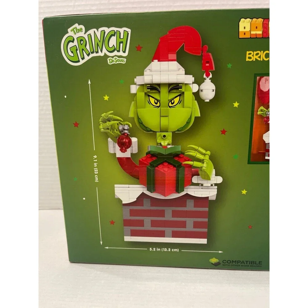 BrickCraft Up The Chimney Grinch Building Kit (504 Pieces ) Limited Edition New